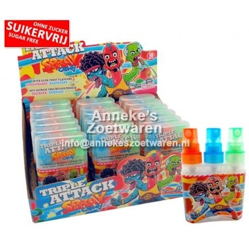 Spray, Tripple Attack Candy Spray per stuk Spray, Tripple Attack Candy Spray per stuk