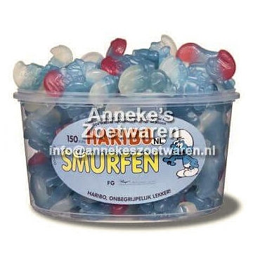 Schlümpfe, Fruchtgummi per stuk Schlümpfe, Fruchtgummi per stuk