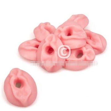 Rosa Weingummi Muschis per 100 gram Rosa Weingummi Muschis per 100 gram