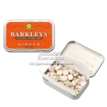 Barkleys Tin, Ginger (Gember) 50gr