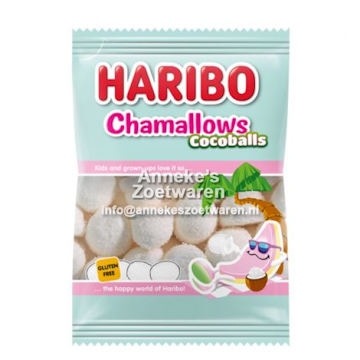 Kokosbollen, Cocoballs, Wit, Haribo, per stuk