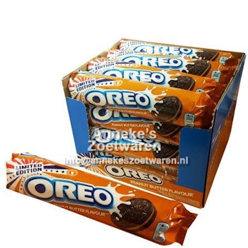 Oreo Roll Peanut Butter 154 gr. per rol Oreo Roll Peanut Butter 154 gr. per rol