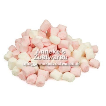 Haribo, Mini Spekjes Roze en wit per 100 gram Haribo, Mini Spekjes Roze en wit per 100 gram