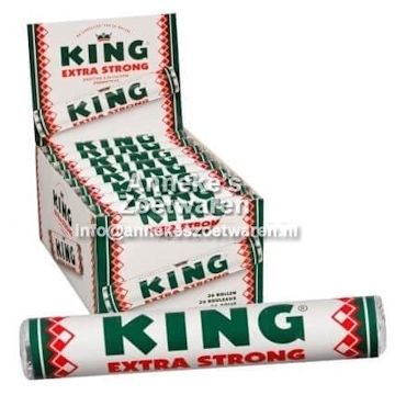 King Extra Strong Pfefferminzrolle, 44 g