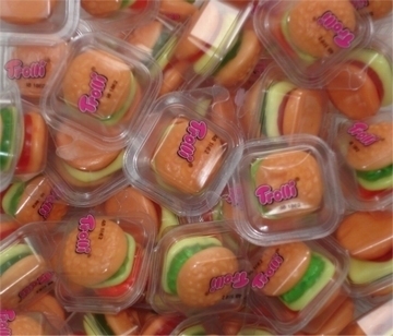 Trolli Mini Burger per stuk Trolli Mini Burger per stuk