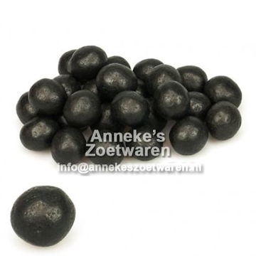 Salmiak-Rondo's, Salmiakballen zwart, Venco, 100 gr.