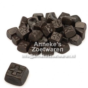 Mentholkruisdrop, zoet, K&H, 100 gr.
