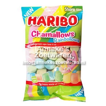 Regenboogspekjes, Rainbollows, Haribo 175 gr.