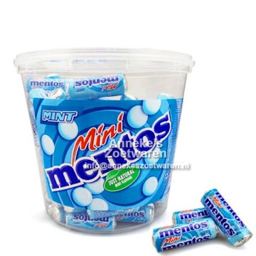 Mentos, Mini Rolletjes, Mint