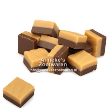 Fudge, Duo Vanille-Choco, Lonka, 100 gram