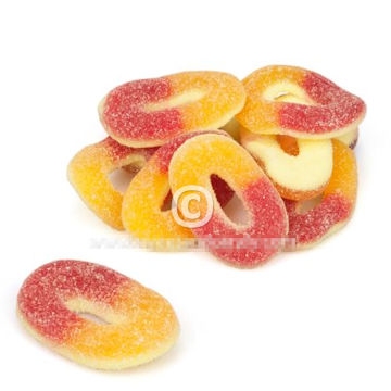 Perzik Ringetjes, 100 gr