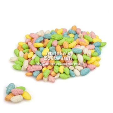 Manna, Puffreis mit Zuckerüberzug