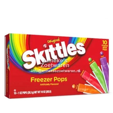 Freezer Pops, Skittles, 283,5 gr. 10 st