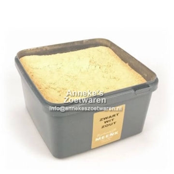 Schwarzes und weißes, Lakritz-Pulver, Salzig, 30 gr