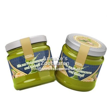 Pistache creme met Kadayif, 220 gr.