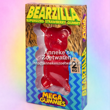 Mega Gummies, Bearzilla, Reuze Beer, 2 kg