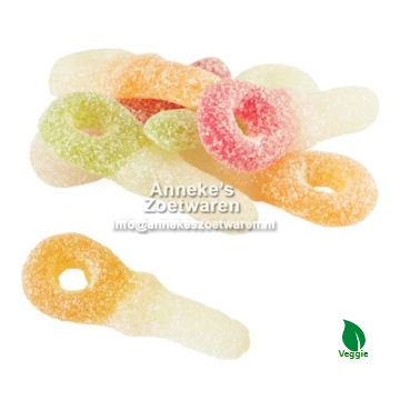 Speentjes, Tropical, Sour, Vegan, 100 gr.