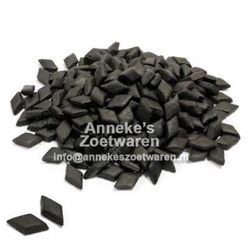 Salmiak Pastilles, Platte, 200 gr.