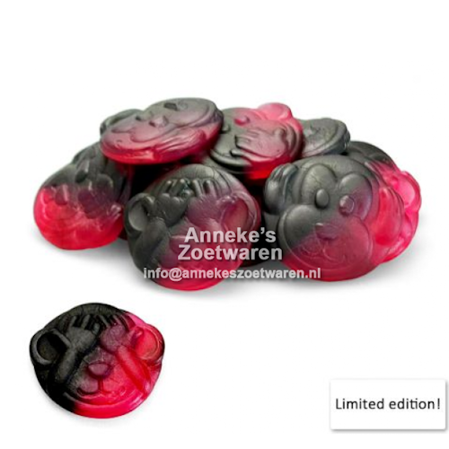 Aapjes, Drop-Aardbei, Horen, Zien en Zwijgen, 400 gr.