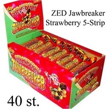 Jawbreaker 5-strip, Aardbeien (rood)