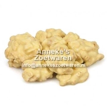 Pindarotsjes, Peanut Rocks, witte (Yochurt) 250gr