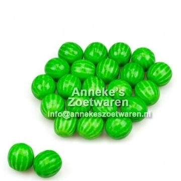 Watermeloen, Groene Kauwgum, 100 gr.
