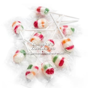 Stunt-Lutscher, Multicolor handgefertigt per stuk Stunt-Lutscher, Multicolor handgefertigt per stuk