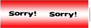 Blikwikkel Sorry nr3 per stuk Blikwikkel Sorry nr3 per stuk