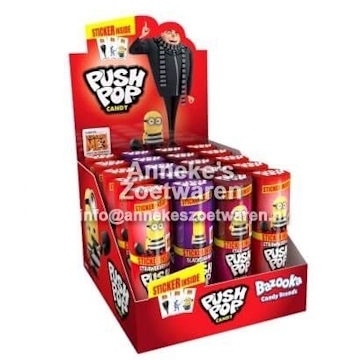 Push Pop Lolly 15 gr, 20 st