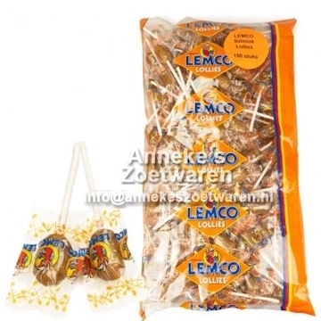 Salmiak Lolly, Lemco, 10 gr.