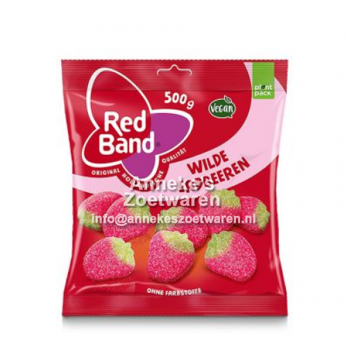 Aardbeien, Wilde, Strawberries, Gesuikerd, 500 gr.