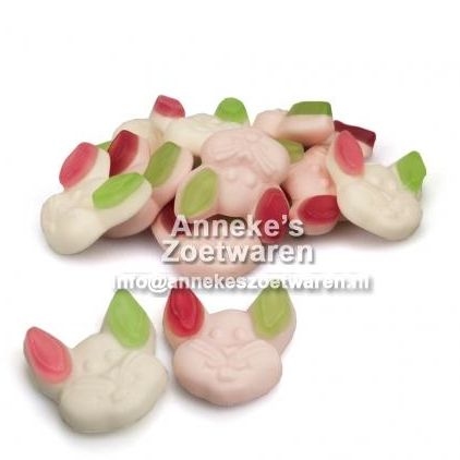 Flappies, Konijnenkoppen, 100 gr