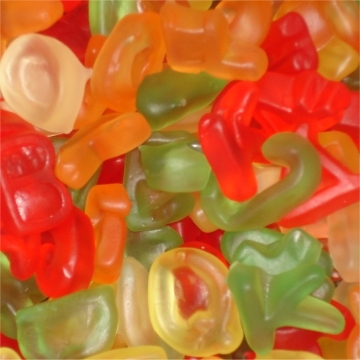 Letters, winegum, Haribo 100 g