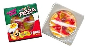 Pizza, Gummizone