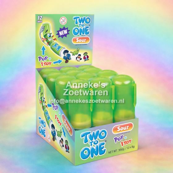 Two to One Sour (groen) Zuur, 25 gr.