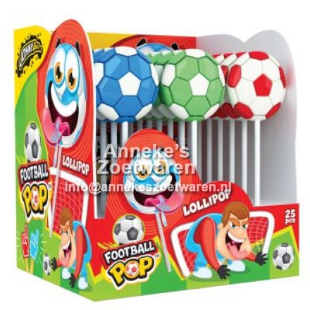 Voetbal, Football Pop, 25gr. 25 st